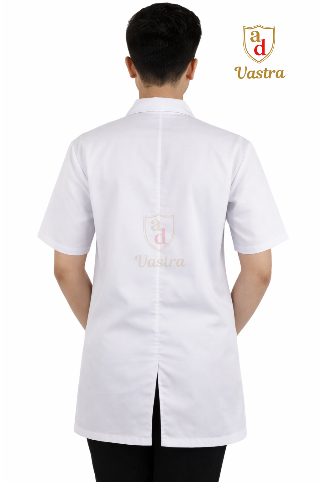 Classic Men’s Half sleeves Lab Coat (Apron)