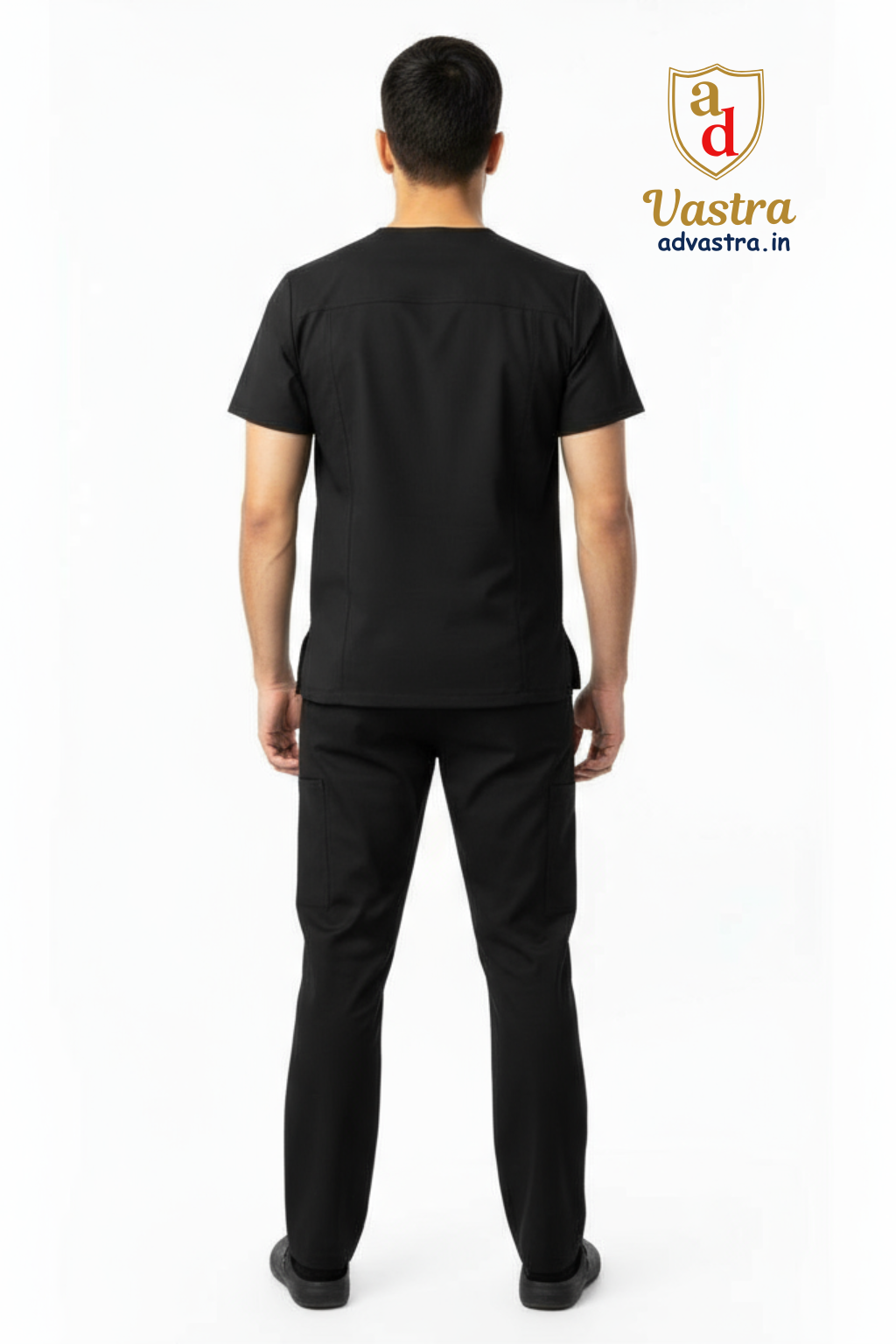 Classic V-Neck Scrub – Men’s, Black
