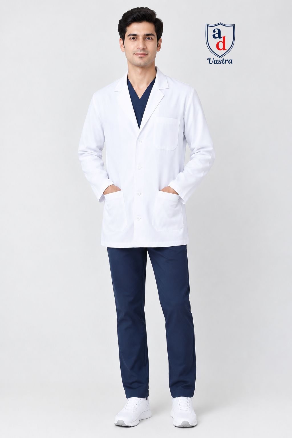 Men’s FlexFit Premium Lab Coat – Full Sleeve