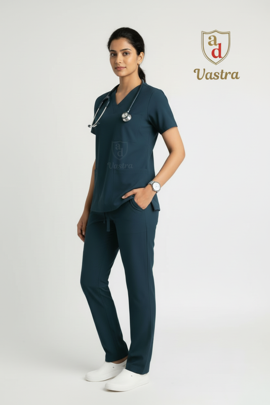 Classic V-Neck Scrub – Women’s, Forest Green