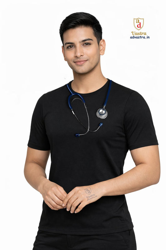 ad vastra Men’s Underscrub Top – Half Sleeve