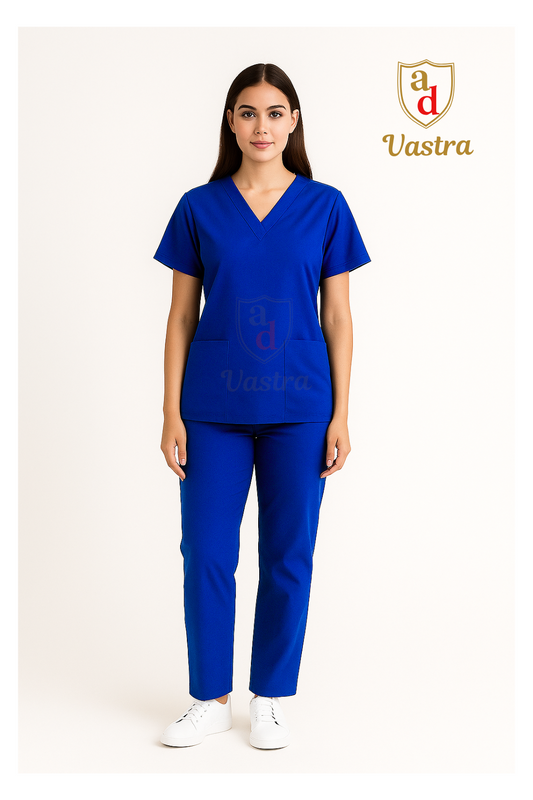 Classic V-Neck Scrub – Women’s, Royal blue