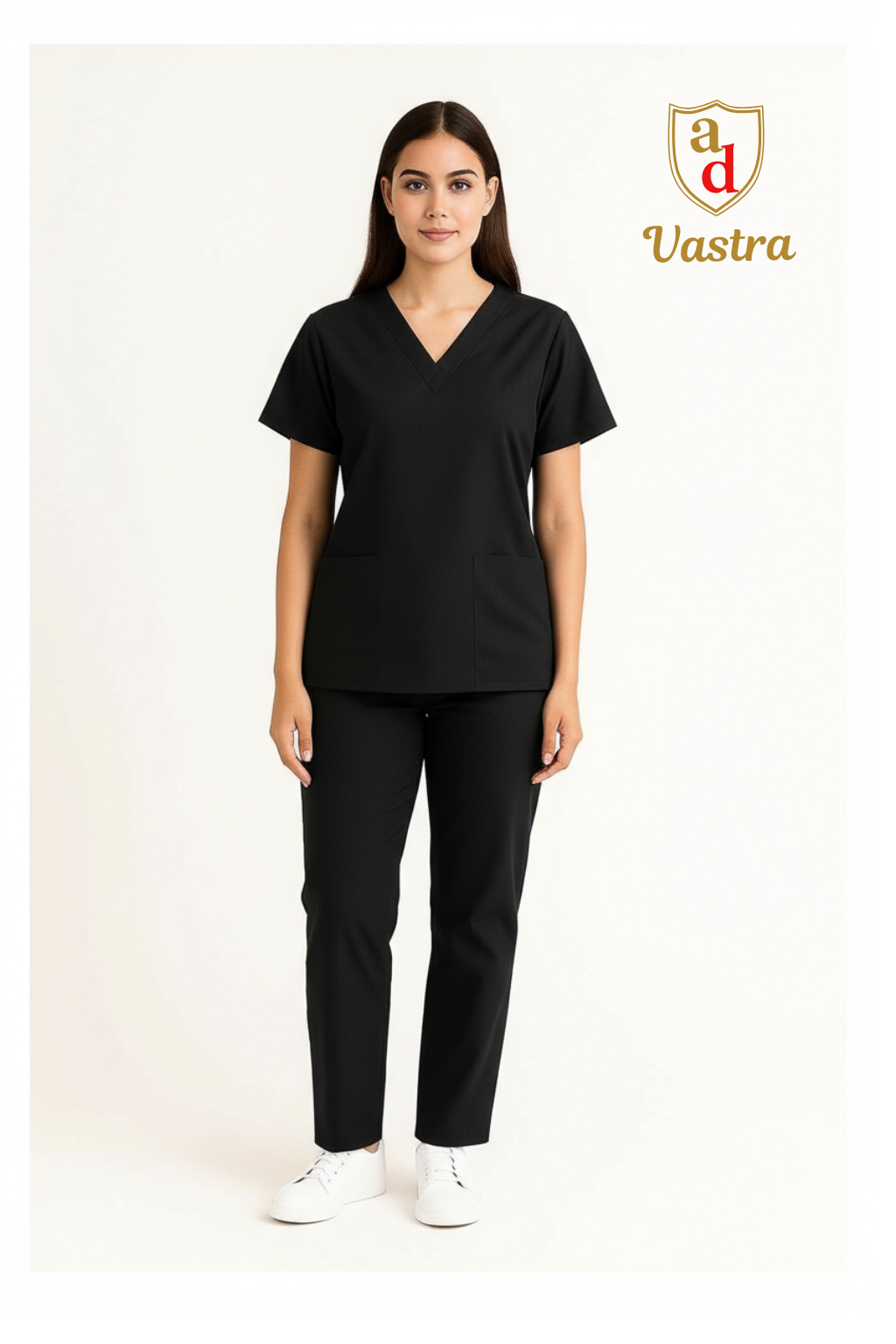 Classic V-Neck Scrub – Women’s, Black