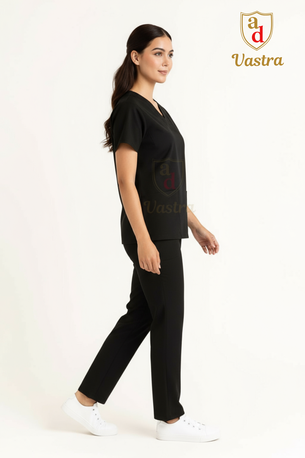 Classic V-Neck Scrub – Women’s, Black