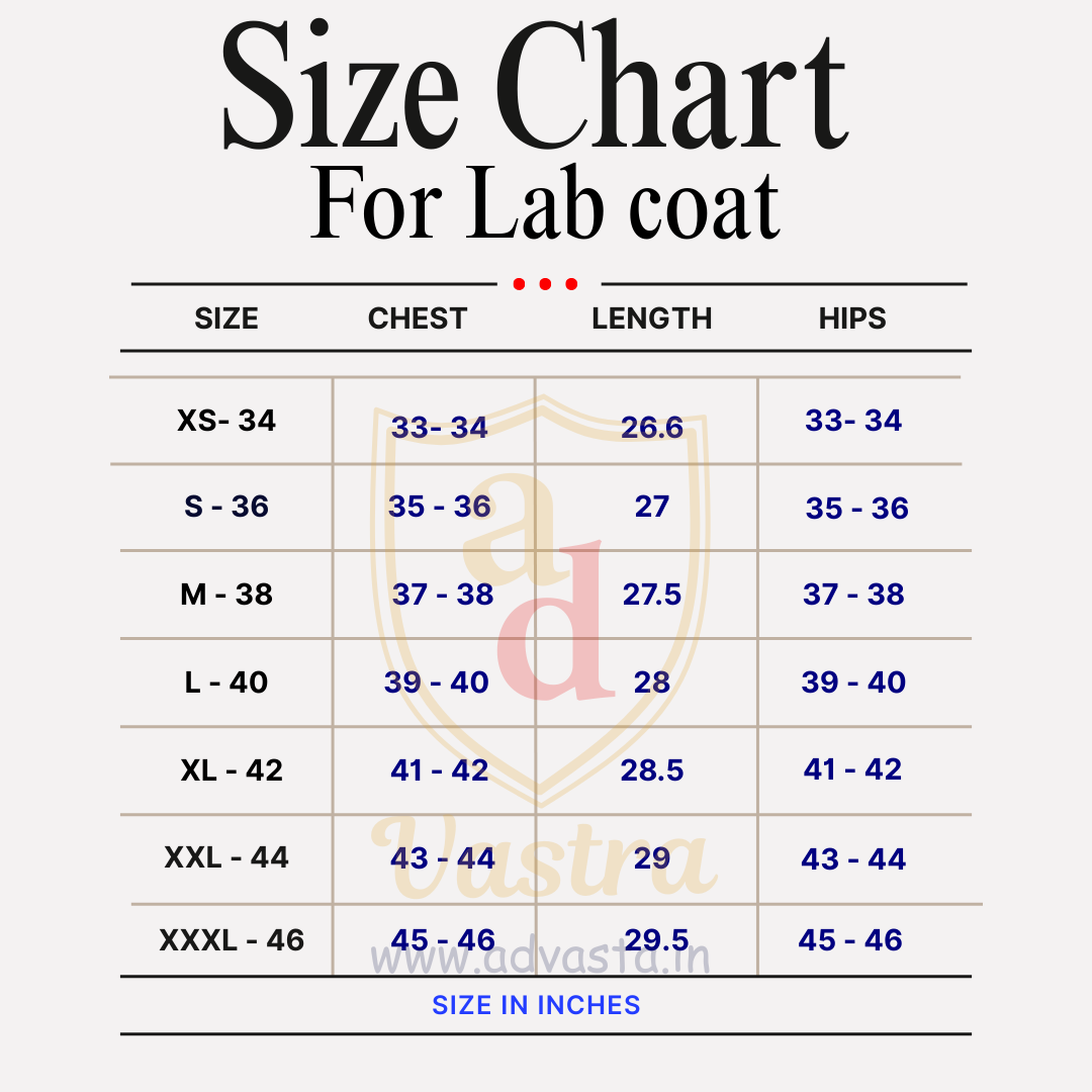 Classic Men’s Half sleeves Lab Coat (Apron)